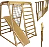 Indoor Spielplatz Kletterwand Klettergerüst Sprossenwand Produktbild-Vorschau 1