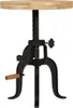 vidaXL Beistelltisch 45 x (45-62) cm Massivholz Mango und Produktbild-Vorschau 1