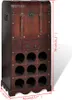 A vintage-style wine rack and storage chest. Náhled obrázku produktu