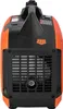 The back view of an orange and black inverter generator. Anteprima dell’immagine prodotto