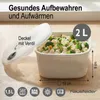 Mikrowellengeschirr Set, Mikrowellentopf  2x 2L+ Produktbild-Vorschau 2