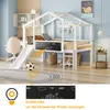 Letto a castello Flieks 90x200cm con scivolo e asse, letto Anteprima dell’immagine prodotto 4