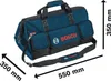 A Bosch professional tool bag with dimensions indicated. Anteprima dell’immagine prodotto