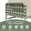 MERAX Gartenlounge-Set 4-tlg. aus Leder-Rattan-Einzelsofa Produktbild-Vorschau 4