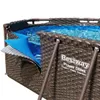Piscina da giardino con telaio 488 x 305 x 107 cm 12 in 1 Anteprima dell’immagine prodotto 3