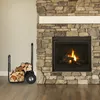 Relaxdays Kaminholzwagen, Brennholzwagen aus Stahl, mit 2 Produktbild-Vorschau 2