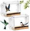 Fenster Futterhaus für Vögel, Vogelhaus Fenster aus Acryl, Produktbild-Vorschau 6