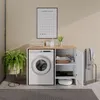 Waschmaschinenschrank Vicco Viktor Weiß/Artisan-Eiche 119.6 Produktbild-Vorschau 6