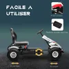HOMCOM Kart à pédales pour enfants, siège réglable, pneus Voir les images du produit 4
