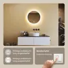 ARTFORMA LED kúpeľňové zrkadlo, okrúhle, 60 cm, bezrámové, Náhľad obrázku produktu 5