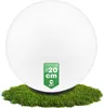 A white spherical lamp sits on a patch of artificial grass. Náhľad obrázku produktu