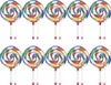 Lollipop Form Trommel,Kinder Tamburin Set,Buntes Tamburin Produktbild-Vorschau 1