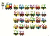 GKA Wandtattoo für Kinder GK80 Zug mit 26 Waggons Alphabet Produktbild-Vorschau 3
