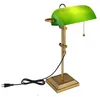 LED Bankerlampe Tischlampe, grün, messing, Produktbild-Vorschau 6