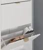 Schuhschrank Vicco Helge Weiß 60 x 166.7 cm 4 Fächer, Model Produktbild-Vorschau 4