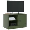 vidaXL TV-Schrank Olivgrün 67x39x44 cm Stahl Produktbild-Vorschau 4