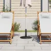 vidaXL Sonnenschirmständer Schwarz 44x44x31 cm Gusseisen Produktbild-Vorschau 2