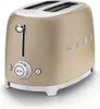 Smeg 2 Schlitz-Toaster Kompakt Champagner Matt EU ( Produktbild-Vorschau 1
