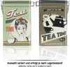 com-four® 4 stuks metalen voorraadpotten - Theedoos met Productafbeelding-voorbeeld 3