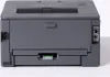 A gray Brother HL-L2445DW wireless laser printer is shown from the back. Produktbild-Vorschau