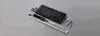 A black mechanical keyboard and its accessories are laid out on a gray surface. Produktbild-Vorschau