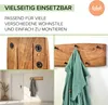 Kobolo nástenný vešiak na kabáty - z mangového dreva - s 9 Náhľad obrázku produktu 6
