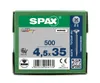SPAX Universalschraube 4,5x35 R88094 Senkkopf, Produktbild-Vorschau 18