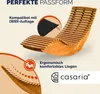 CASARIA® Sonnenliege Klappbar Wetterfest Holz 160kg Produktbild-Vorschau 6