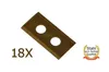 18 X 3,6 CM titánové nože pre robotickú kosačku Parkside Náhľad obrázku produktu 1
