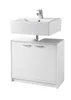 SMASH Badezimmer Waschbeckenunterschrank Weiß matt 63x55x29 Produktbild-Vorschau 20