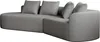 Chenille sofa Modernes, gepolstertes, übergroßes Ecksofa,  Produktbild-Vorschau 2