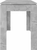 vidaXL Esstisch Betongrau 120x60x76 cm Holzwerkstoff Produktbild-Vorschau 5