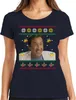 Santa - Ugly Christmas Sweater Weihnachten Damen T-Shirt, Produktbild-Vorschau 1