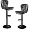 Two black bar stools are shown against a white background. Produktbild-Vorschau
