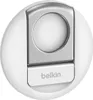 A white and silver Belkin iPhone holder with MagSafe for Mac notebooks. Produktbild-Vorschau