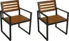 Two identical outdoor chairs are shown against a white background. Produktbild-Vorschau