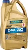 A gold plastic bottle of Ravenol SMP 5W-30 synthetic motor oil. Produktbild-Vorschau