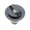 A top view of a vacuum cleaner filter assembly. Produktbild-Vorschau