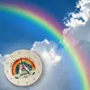 Regenbogen Wanduhr aus MDF mit Spruch Enjoy every moment Produktbild-Vorschau 5