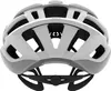 Rear view of a white and gray bicycle helmet. Podgląd zdjęcia produktu