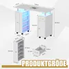 Manikürtisch mit Absaugung und LED-Beleuchtung, mobiler Produktbild-Vorschau 2