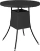 vidaXL Gartentisch Schwarz 70x70x73 cm Poly Rattan - Produktbild-Vorschau 2