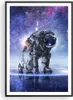 Gerahmtes Poster - Schwarzer Rahmen - Kosmonaut Weltraum - Produktbild-Vorschau 1