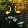 2er Set LED Solarlampen, Steckleuchte, Glas, bronze, H 90 Produktbild-Vorschau 3