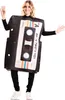 A woman wearing a cassette tape costume. Produktbild-Vorschau