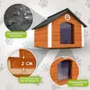 Outentin Hundehütte Outdoor Isoliert für Große Hunde – Produktbild-Vorschau 4