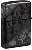 Accendino Zippo Armor High Polish Black con teschi, Anteprima dell’immagine prodotto 3