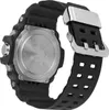 The back view of a black Casio G-Shock watch with a silver buckle and case back. Anteprima dell’immagine prodotto