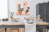 MuchoWow® Poster Sommer - Pflanzen - Pastell 100x100 cm - Produktbild-Vorschau 3