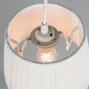 Paralume plissettato bianco, rotondo, smussato, 25 x 15 x Anteprima dell’immagine prodotto 5